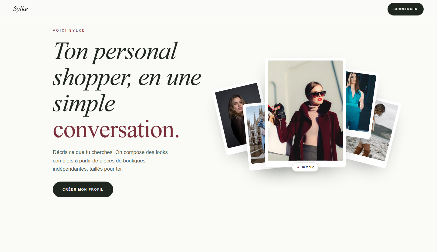 SYLKE apprend à te connaître.